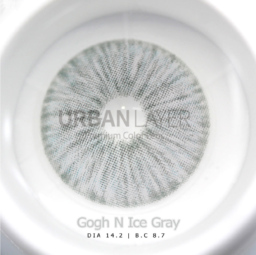 Urban Layer Gogh N Ice Gray (1 lens/pack)-Colored Contacts-UNIQSO Canada