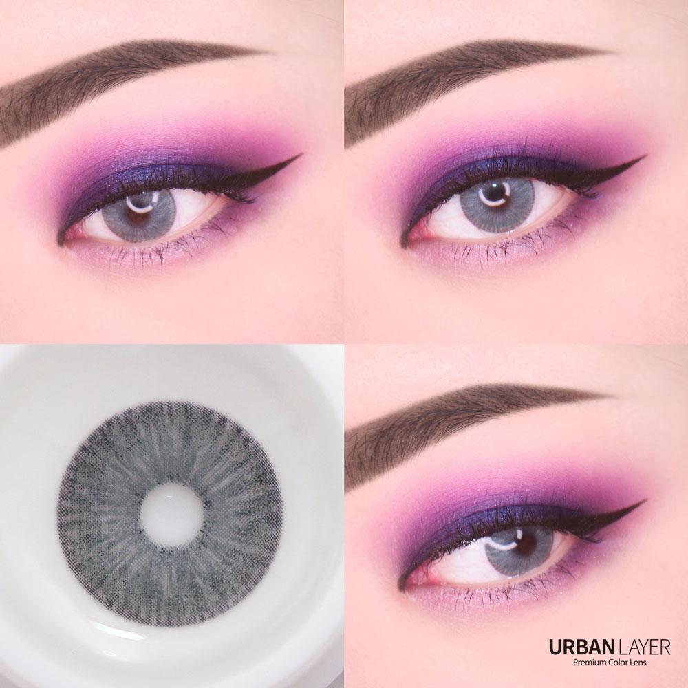 Urban Layer New York Grey - NEW (1 lens/pack)-Colored Contacts-UNIQSO Canada