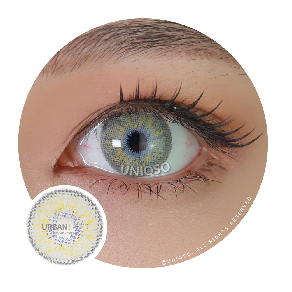 Urban Layer Toronto Gray (1 lens/pack)-Colored Contacts-UNIQSO Canada