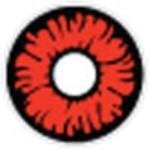 Western Eyes Crazy Red Zombie (1 lens/pack)-Crazy Contacts-UNIQSO Canada