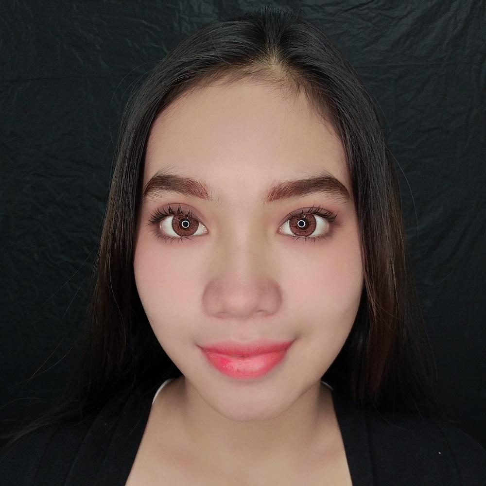 Western Eyes Puffy 3 Tones Hazel (1 lens/pack)-Colored Contacts-UNIQSO Canada