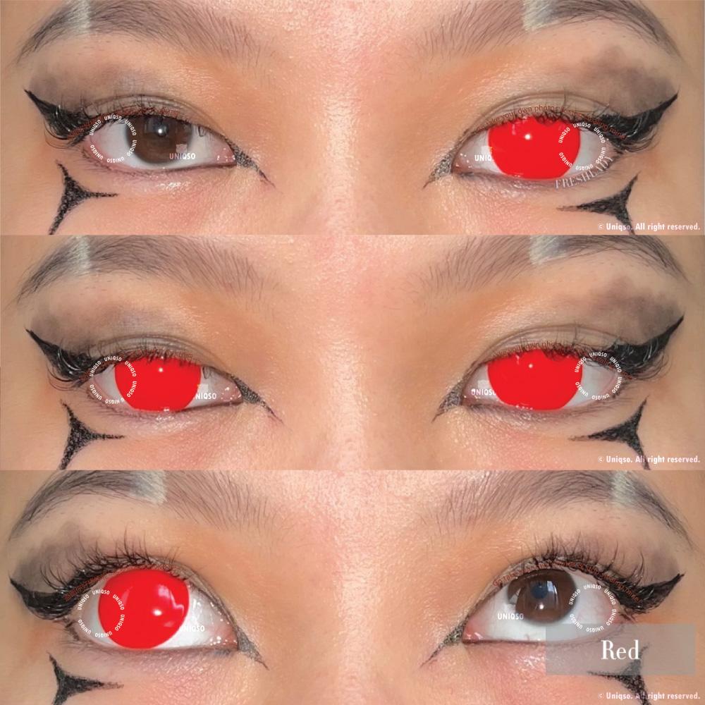 Sweety Crazy Blind Red (1 lens/pack)-Crazy Contacts-UNIQSO