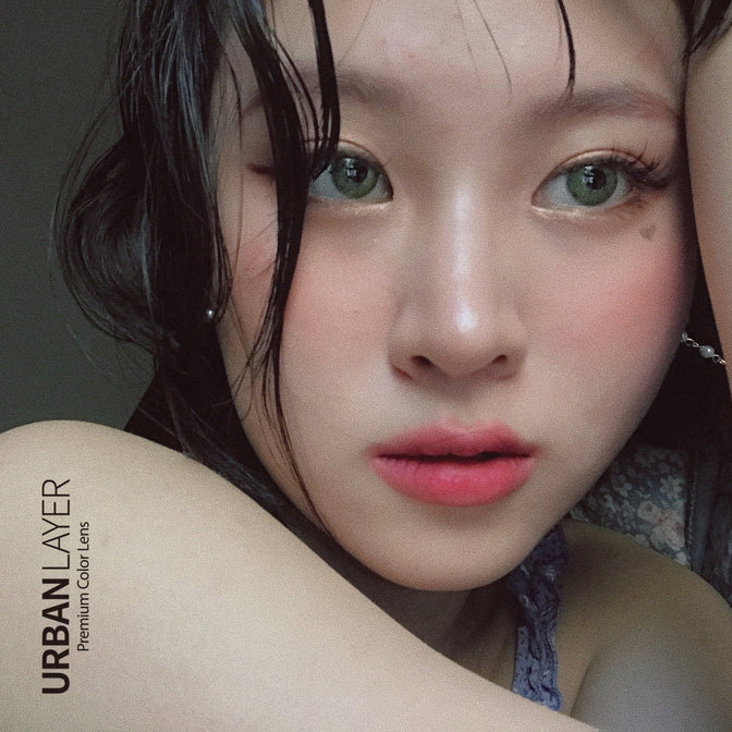 Urban Layer Cloud Green (1 lens/pack)-Colored Contacts-UNIQSO Canada
