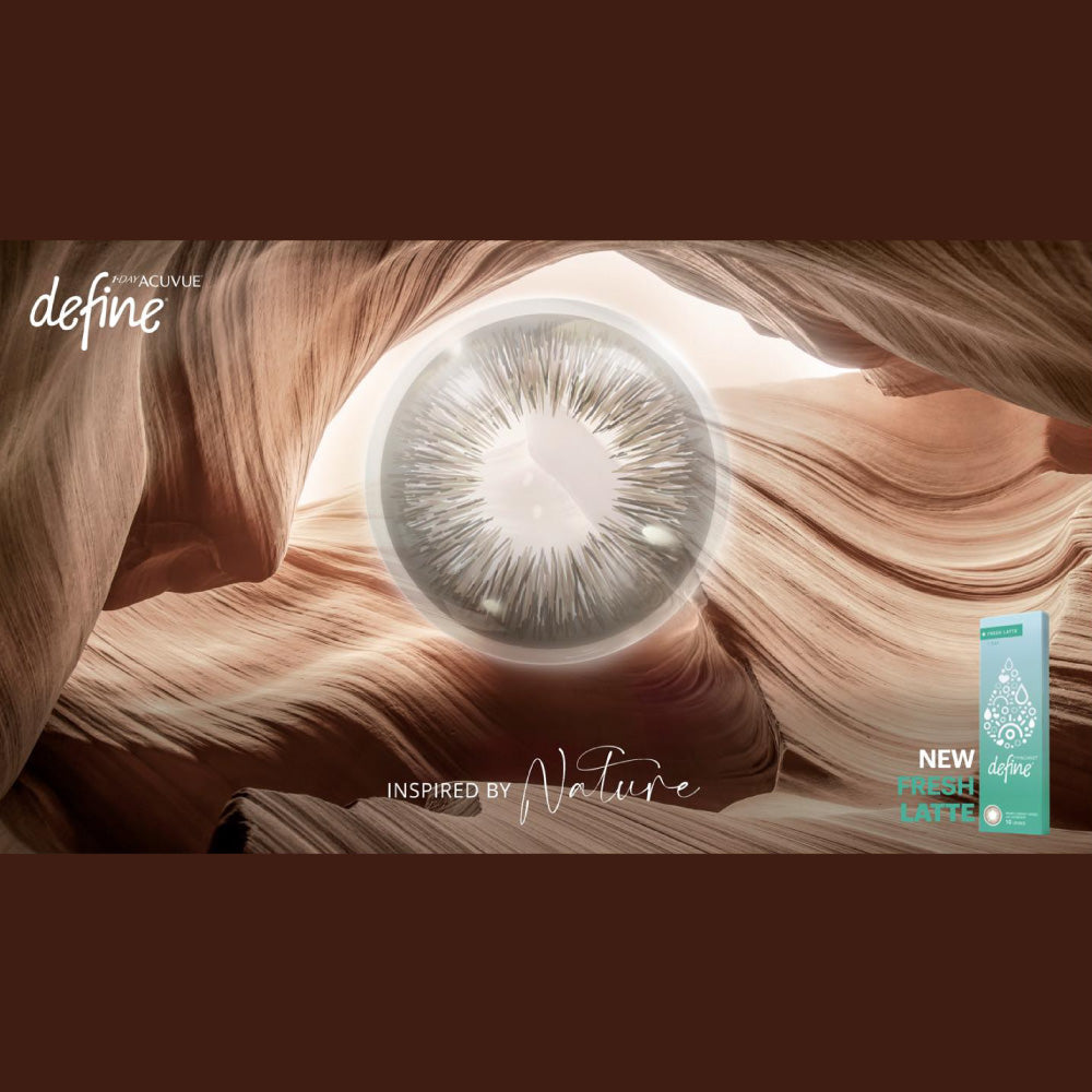 1-Day Acuvue Define Fresh Latte (30 lenses/pack)-Colored Contacts-UNIQSO Canada