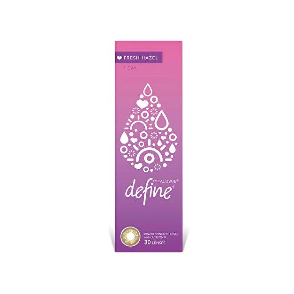 1-Day Acuvue Define Fresh Lilac (30 lenses/pack)-Colored Contacts-UNIQSO Canada