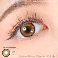 1 Day Sweety Deepveil Brown (2 or 10 lenses/pack)-Colored Contacts-UNIQSO Canada