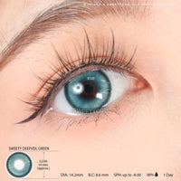 1 Day Sweety Deepveil Green (2 or 10 lenses/pack)-Colored Contacts-UNIQSO Canada