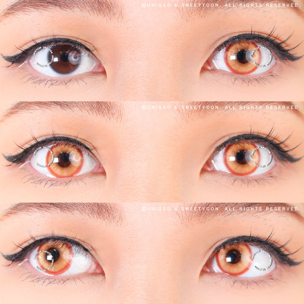 1 Day Sweety Star Tears Brown (2 or 10 lenses/pack)-Colored Contacts-UNIQSO Canada