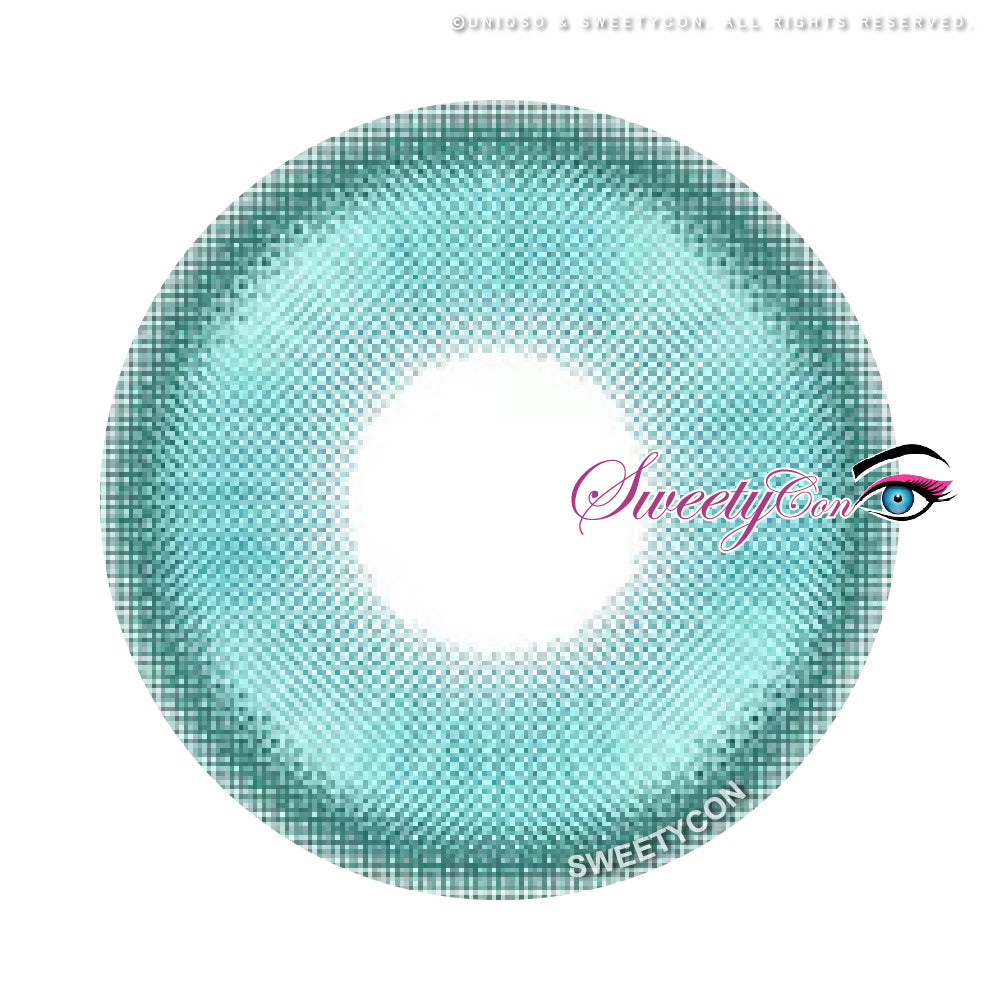 1 Day Sweety Star Tears Cyan Green (2 or 10 lenses/pack)-Colored Contacts-UNIQSO Canada