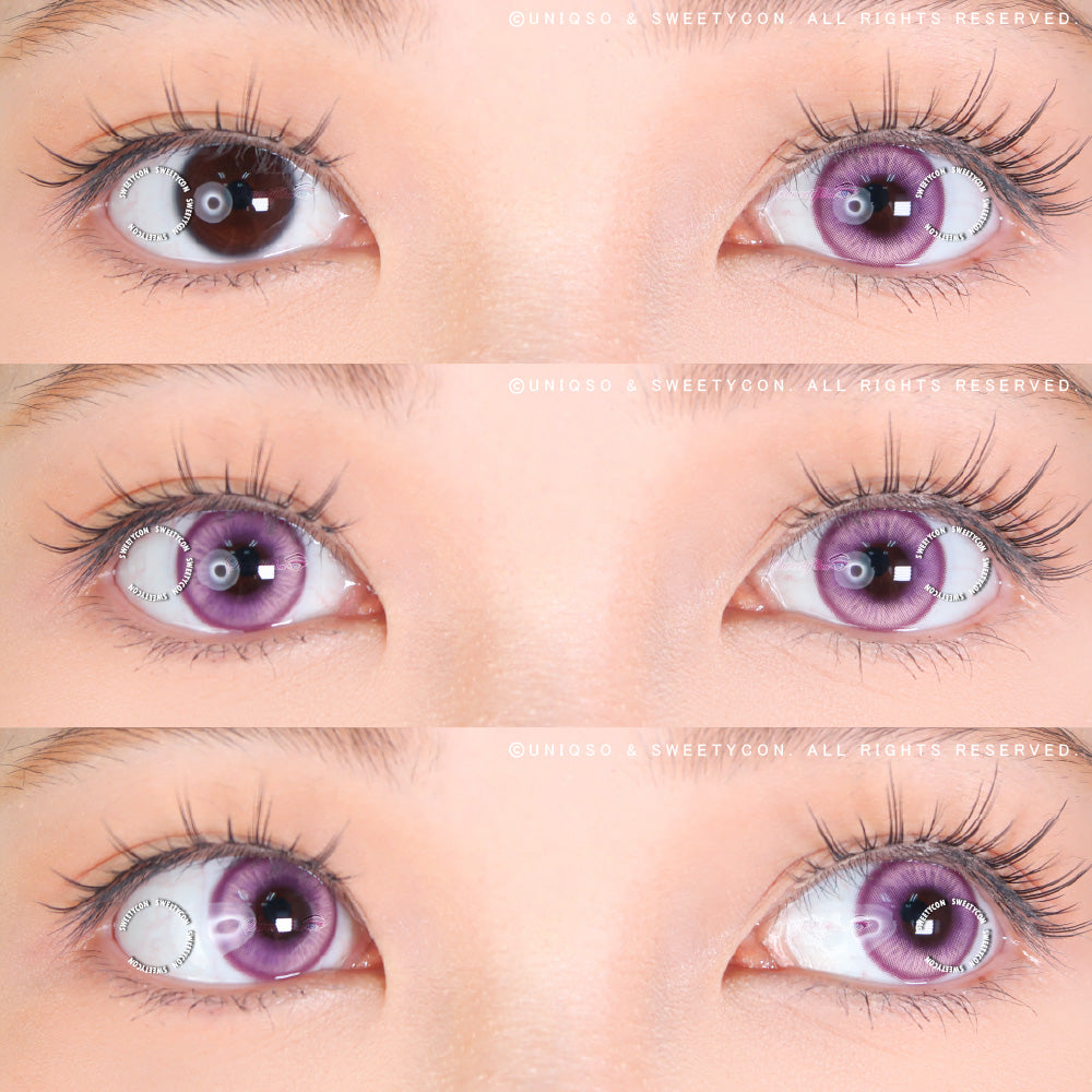 1 Day Sweety Star Tears Violet (2 or 10 lenses/pack)-Colored Contacts-UNIQSO Canada