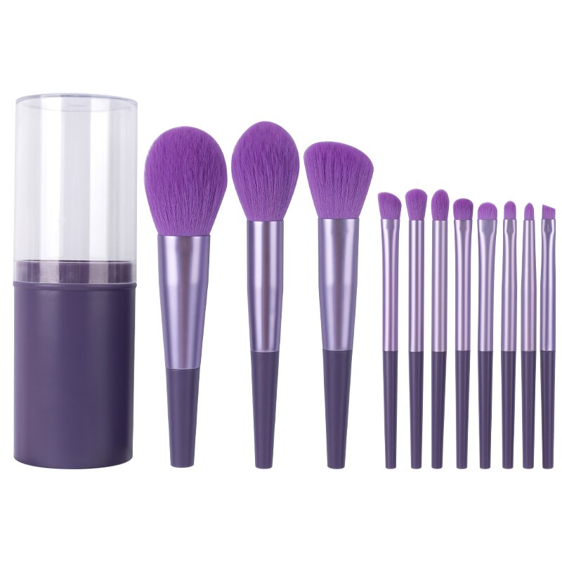 11pcs Long Tube Makeup Brushes Set-Makeup Brushes-UNIQSO Canada
