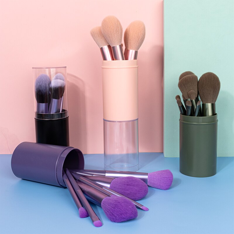 11pcs Long Tube Makeup Brushes Set-Makeup Brushes-UNIQSO Canada