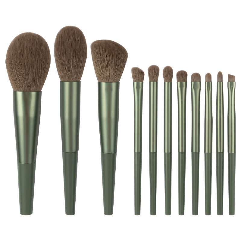 11pcs Long Tube Makeup Brushes Set-Makeup Brushes-UNIQSO Canada