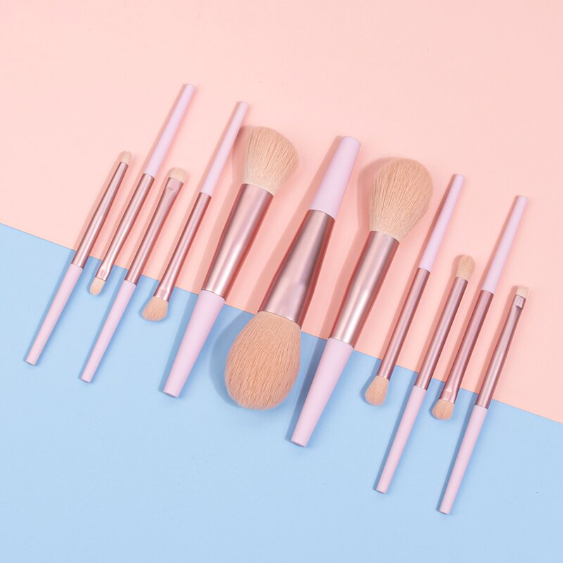 11pcs Long Tube Makeup Brushes Set-Makeup Brushes-UNIQSO Canada