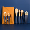 12PCS Natural Hair Makeup Brushes-Makeup Brushes-UNIQSO Canada