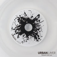 Sweety Mini Sclera Black Splash (1 lens/pack)-Mini Sclera Contacts-UNIQSO