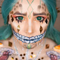Sweety Mini Sclera Lens Green Goblin (1 lens/pack)-Mini Sclera Contacts-UNIQSO Canada