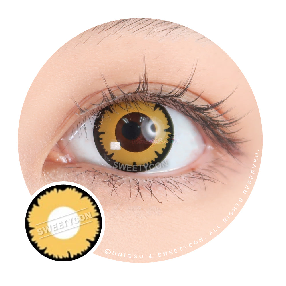 Sweety Crazy Undead Fusion Orange (1 lens/pack)-Crazy Contacts-UNIQSO