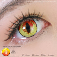 Sweety Crazy Mystery Orb Yellow (1 lens/pack)-Crazy Contacts-UNIQSO