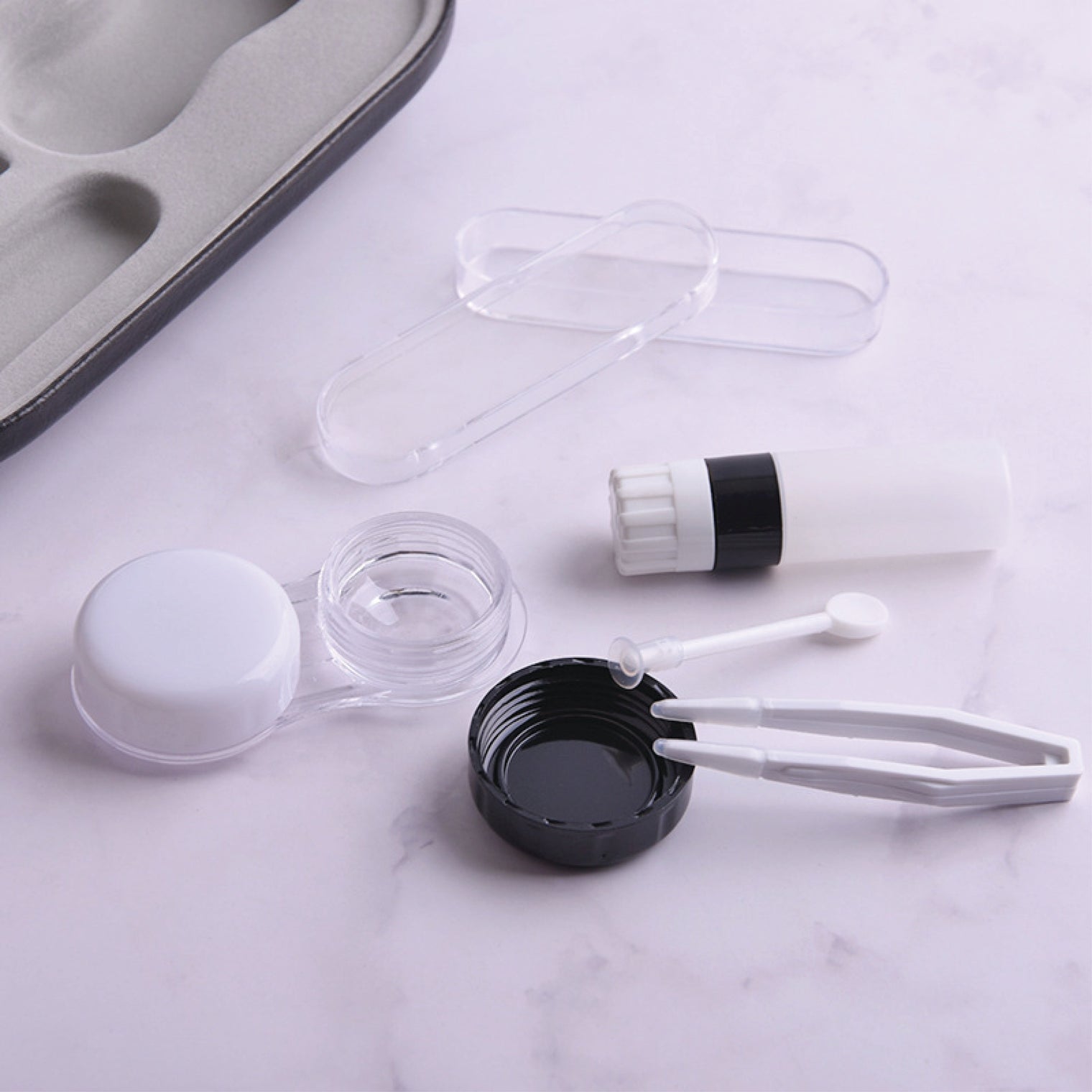 2 In-1 Case For Eyeglasses & Contact Lenses-Lens Case-UNIQSO Canada