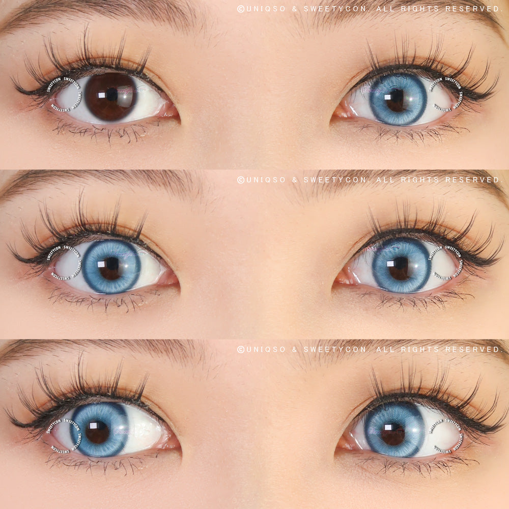 Sweety Magic Pop Blue (1 lens/pack)-Colored Contacts-UNIQSO