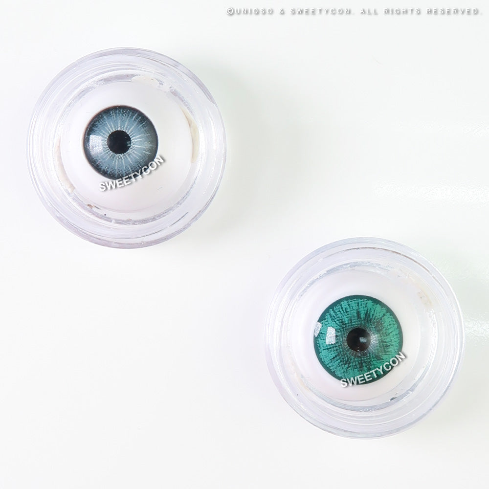 Sweety Icy 2 Green (1 lens/pack)-Colored Contacts-UNIQSO