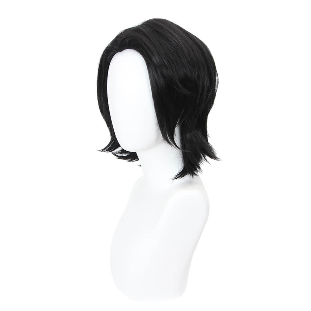 Anime Black Cosplay Wig CS458N-Cosplay Wig-UNIQSO Canada