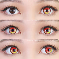 Anime Fire by KleinerPixel (1 lens/pack)-Colored Contacts-UNIQSO Canada