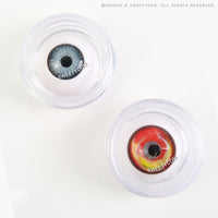 Anime Fire by KleinerPixel (1 lens/pack)-Colored Contacts-UNIQSO Canada