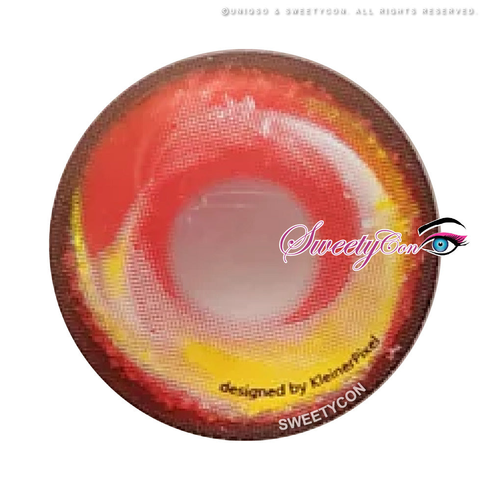 Anime Fire by KleinerPixel (1 lens/pack)-Colored Contacts-UNIQSO Canada