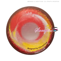Anime Fire by KleinerPixel (1 lens/pack)-Colored Contacts-UNIQSO Canada