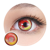 Anime Fire by KleinerPixel (1 lens/pack)-Colored Contacts-UNIQSO Canada