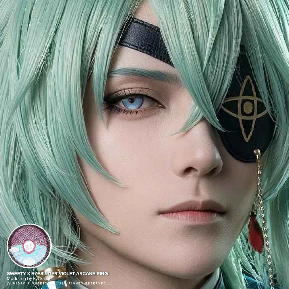 Sweety x Eyesinger Violet Arcane Ring (2 lenses/pack)-Colored Contacts-UNIQSO Canada