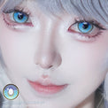 Sweety x Eyesinger Crystal Diamond Aqua (2 lenses/pack)-Colored Contacts-UNIQSO Canada