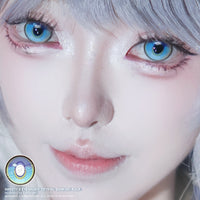 Sweety x Eyesinger Crystal Diamond Aqua (2 lenses/pack)-Colored Contacts-UNIQSO Canada