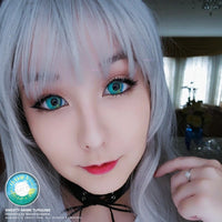 Sweety Anime Turquoise (1 lens/pack)-Colored Contacts-UNIQSO