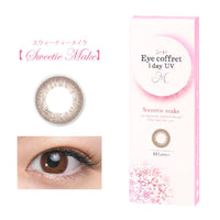 SEED Eye Coffret 1 Day UV M Soft Nuance - Sweetie Make-Colored Contacts-UNIQSO