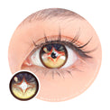 Sweety x Eyesinger Amber Star Crest (2 lenses/pack)-Colored Contacts-UNIQSO Canada