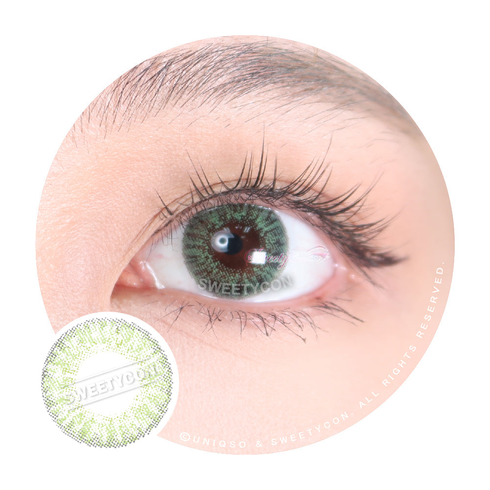 Sweety Emerald (1 lens/pack)-Colored Contacts-UNIQSO