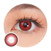 Sweety Halo Red (1 lens/pack)-Colored Contacts-UNIQSO Canada