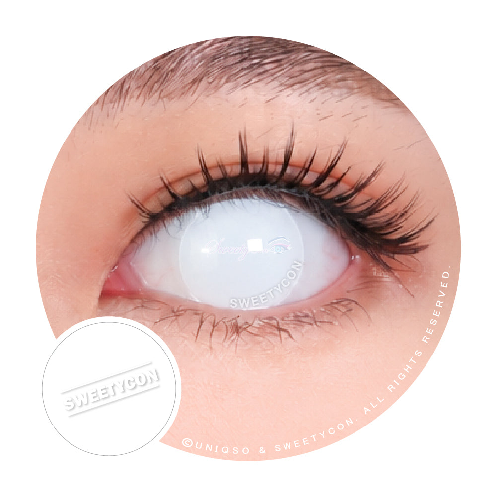 Sweety Crazy Blind White - Version II (1 lens/pack)-Crazy Contacts-UNIQSO Canada