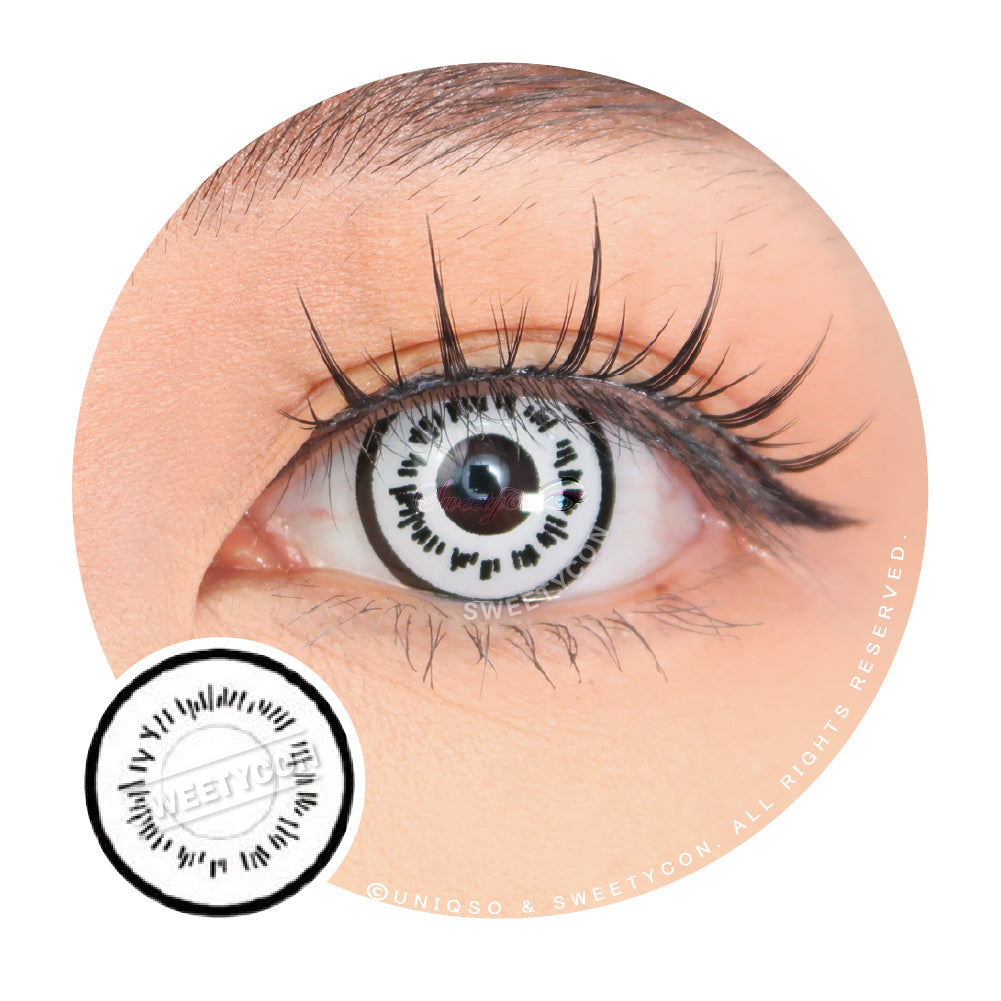Sweety White Aura II (No Vision Block) (1 lens/pack)-Colored Contacts-UNIQSO Canada