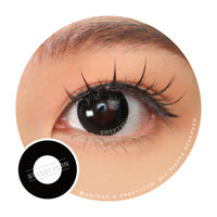 Sweety Crazy Solid Black II (1 lens/pack)-Crazy Contacts-UNIQSO
