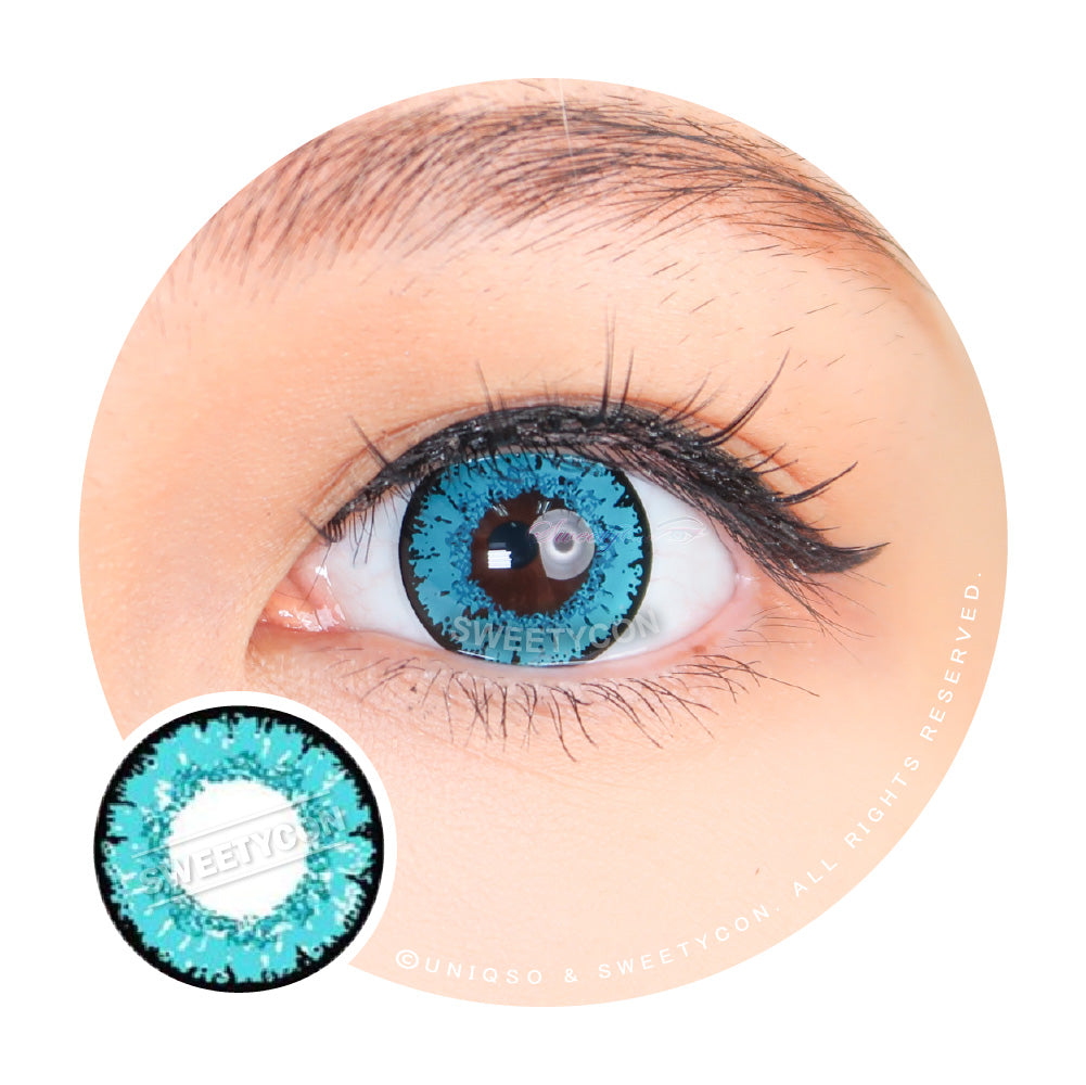 Sweety Queen Blue Green (1 lens/pack)-Colored Contacts-UNIQSO