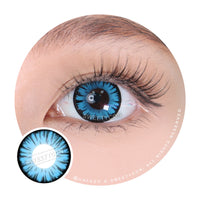 Sweety Firefly Blue (1 lens/pack)-Colored Contacts-UNIQSO