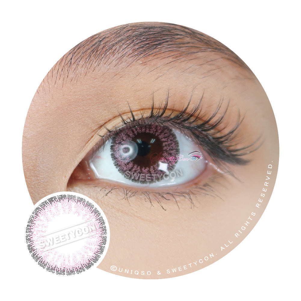 Sweety Pomelo Pink (1 lens/pack)-Colored Contacts-UNIQSO