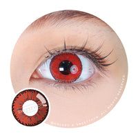 Sweety Devil Red (1 lens/pack)-Colored Contacts-UNIQSO