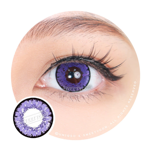 Sweety Queen Dark Violet (1 lens/pack)-Colored Contacts-UNIQSO