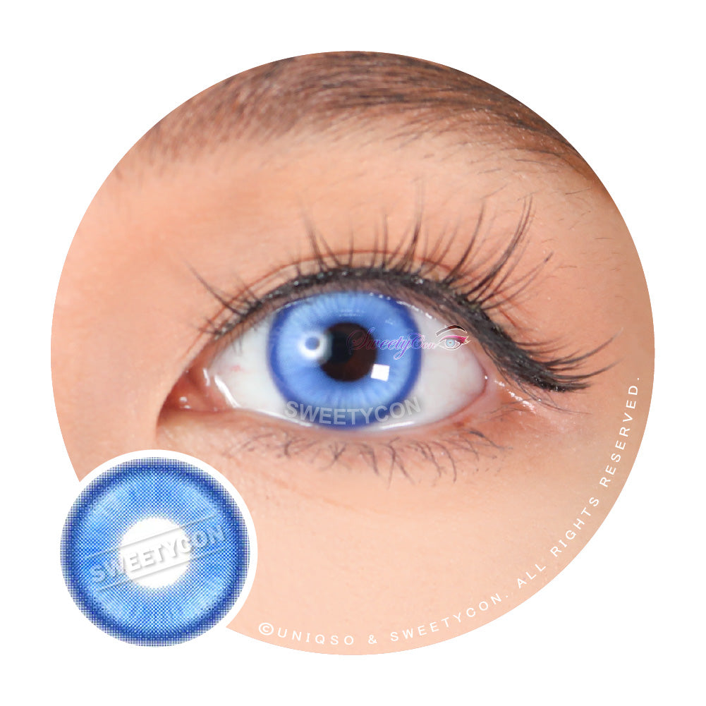 Sweety Magic Pop Brilliant Blue (1 lens/pack)-Colored Contacts-UNIQSO