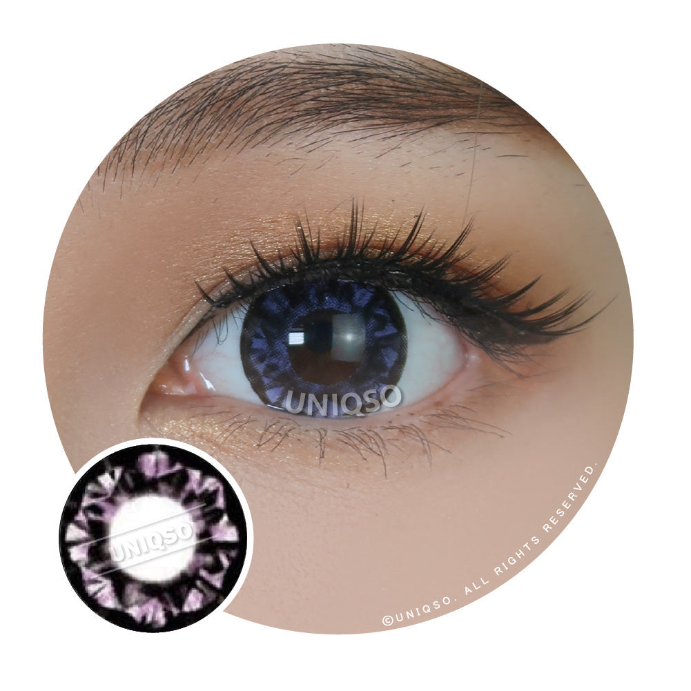 Barbie Diamond 2 Tones Violet (1 lens/pack)-Colored Contacts-UNIQSO